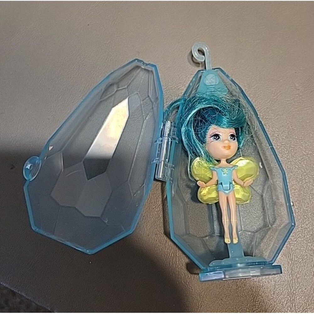 Mattel Barbie Fairytopia Jewel Twinkle Fairy Blue ‎ NO NECKLACE